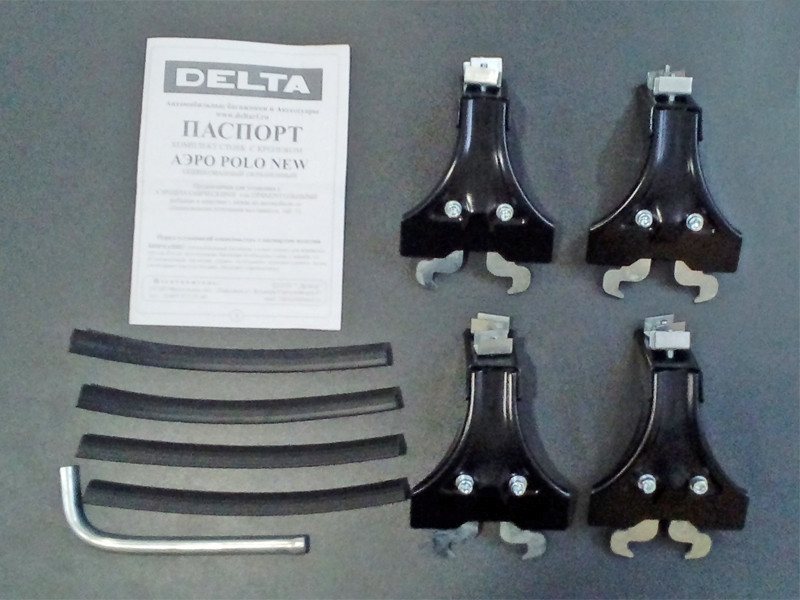 Багажник Delta для Opel Astra GTC, хэтчбек 3д, 2012-... (аэро дуга) - фото 3 - id-p118677111