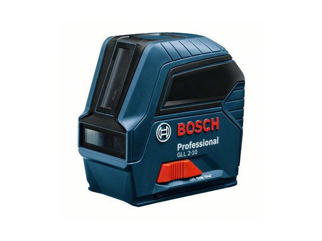 Нивелир лазерный BOSCH GLL 2-10 в кор. (проекция: крест, до 10 м, +/- 0.50 мм/м, резьба 1/4, 5/8") - фото 1 - id-p118677093