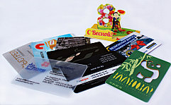 Дисконтные карты, пластиковые открытки
