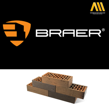 Керамический облицовочный кирпич BRAER