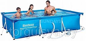 Каркасный бассейн Bestway Steel Pro 9'10" x 6'7" x 26"/300x201x66см+фильтр-насос