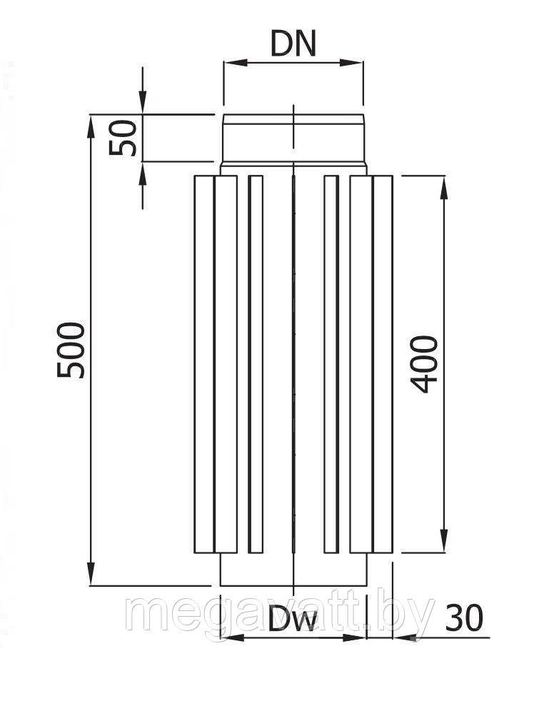 Труба-радиатор ф. 200/500 - фото 2 - id-p118696345