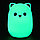 Силиконовый LED ночник Котик, фото 6