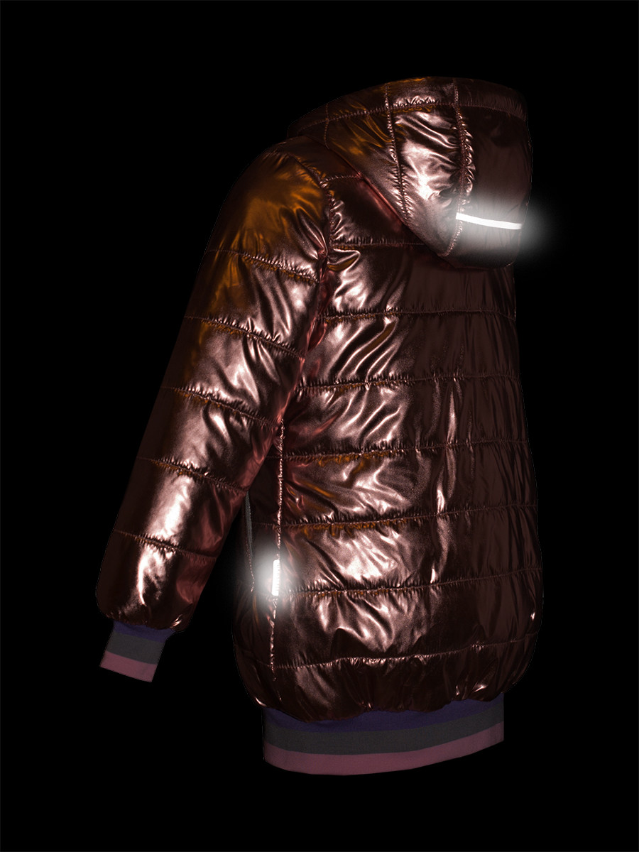 Куртка демисезонная для девочки розовый блеск НИКАСТАЙЛ р.92 - фото 10 - id-p118697590