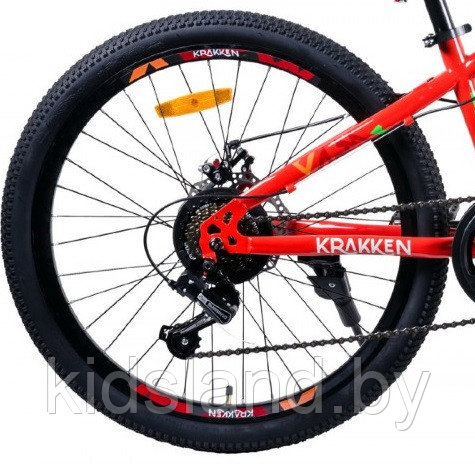 Велосипед Krakken Bones Disc 24 (оранжевый) - фото 5 - id-p118702069