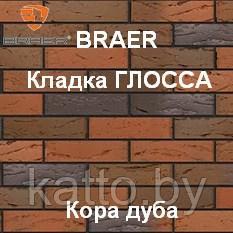 Лицевой кирпич BRAER КЛАДКА Глосса Кора дуба -1 NF - фото 2 - id-p118702079