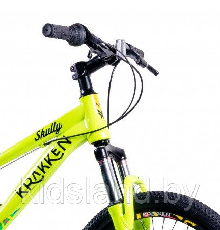 Велосипед Krakken Skully Disc 20" (желтый) - фото 4 - id-p118702183