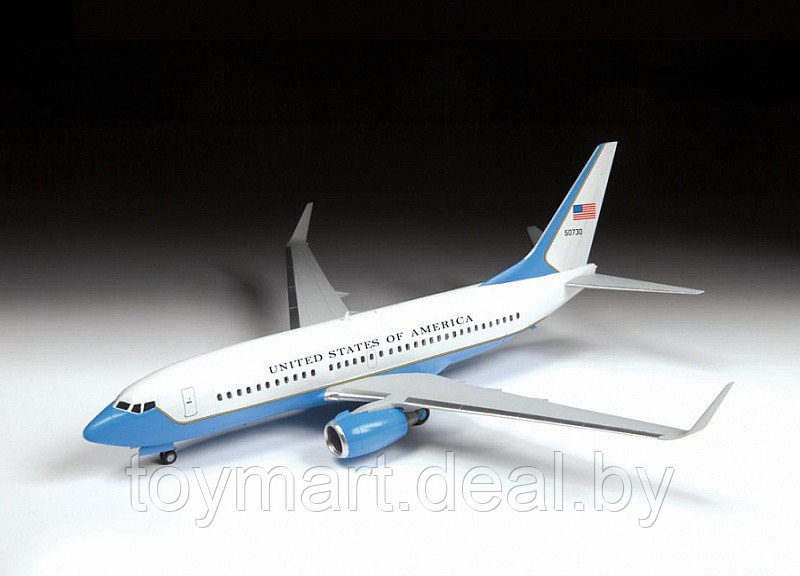 Пассажирский авиалайнер Боинг 737-700 С-40B, Звезда 7027з - фото 4 - id-p118703584