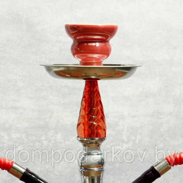 Кальян "Илхами", 44 см, 2 трубки, красный - фото 4 - id-p118704320