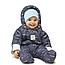 Комбинезон детский утепленный Baby Smile голубой (размеры 62,68,74), фото 5