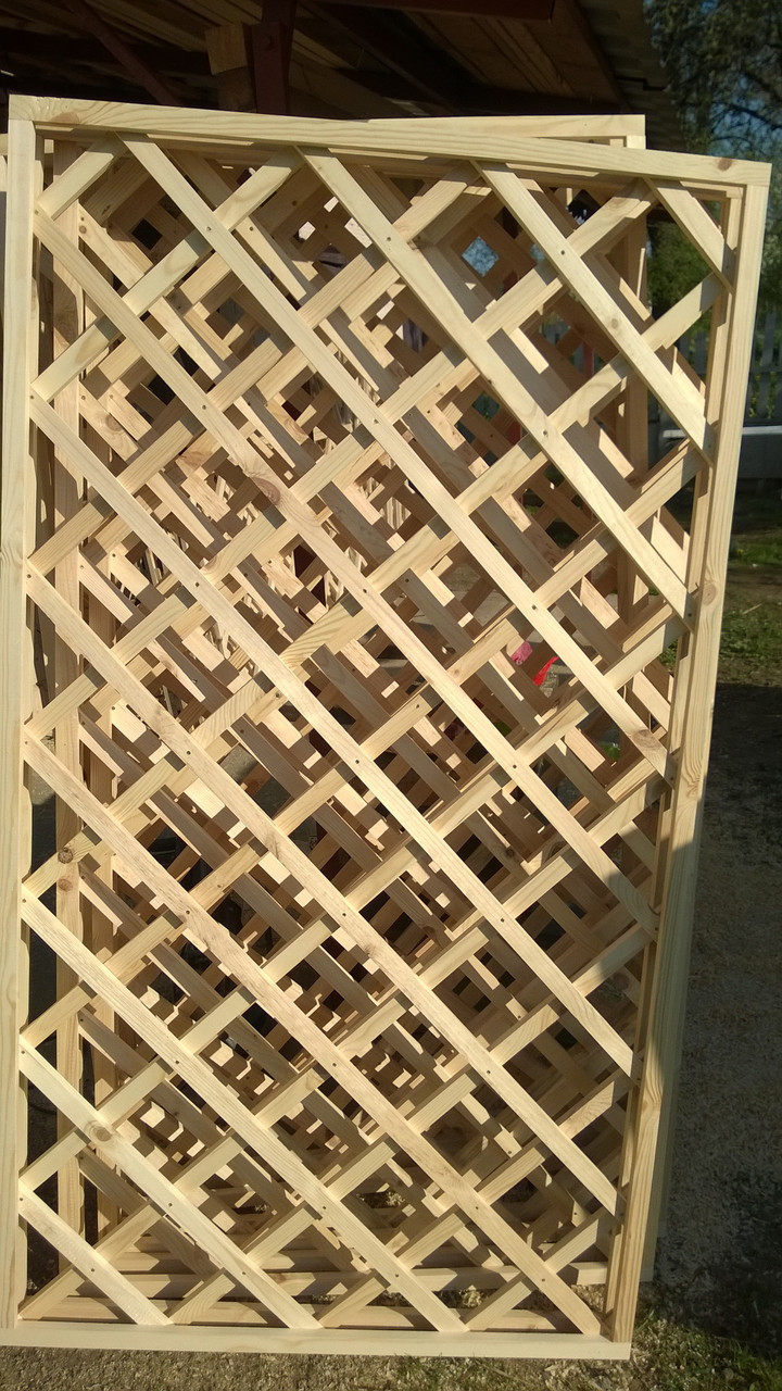 Решетка ( пергола, шпалера ) деревянная изготовим по Вашим размерам в Минске - фото 3 - id-p118722291