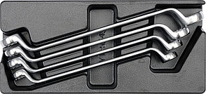 Ключи накидные 21-32мм в футляре [набор 4пр.]"Yato" YT-5543