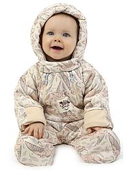 Комбинезон детский утепленный Baby Smile бежевый (размеры 62,68,74)
