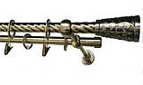 Карнизы кованые 19мм 3м труба., фото 3