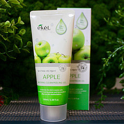 Пилинг-скатка с экстрактом яблока EKEL APPLE NATURAL CLEAN PEELING GEL, 100мл