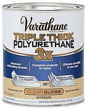 Лак полиуретановый водный для внутренних работ Varathane Triple Thick Polyurethane МАТОВЫЙ