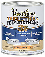 Лак полиуретановый водный для внутренних работ Varathane Triple Thick Polyurethane ПОЛУ-МАТ