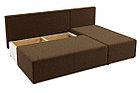 Угловой диван Комо бежево-коричневый, фото 2