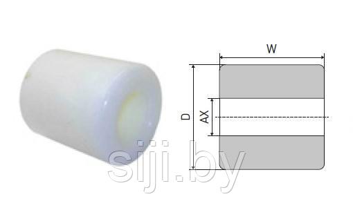 Ролик нейлоновый/колесо - фото 1 - id-p118727035