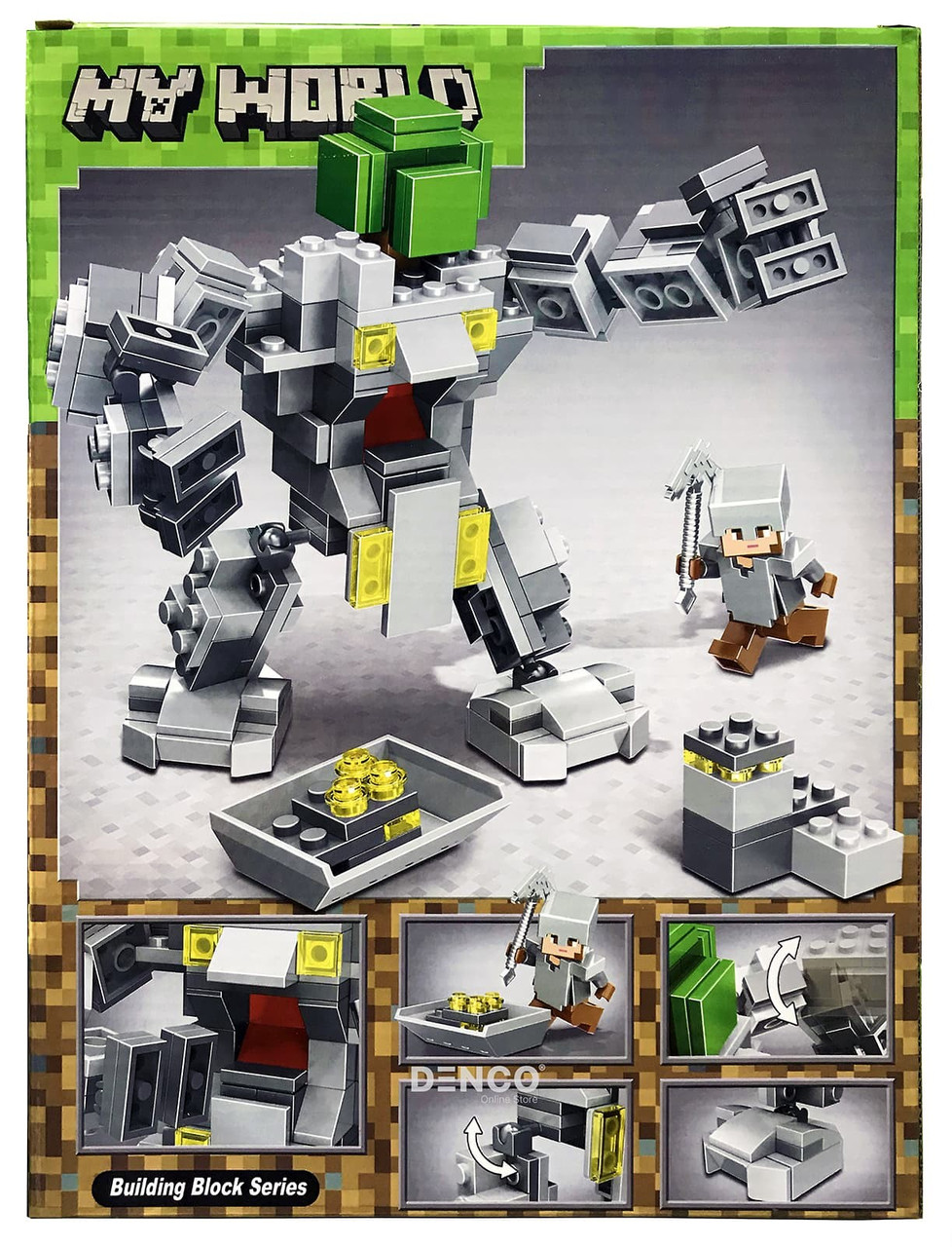 Конструктор Майнкрафт Робот Титан 11135, 221 дет., аналог Лего - фото 3 - id-p118727318