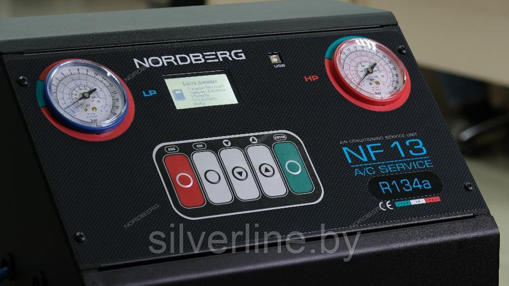 Автоматическая установка для заправки автомобильных кондиционеров, 12 л NORDBERG NF13 - фото 2 - id-p118731532