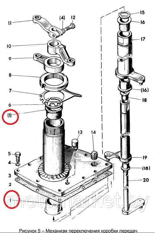 vtulka 50-4607079- A1 motobloka MTZ motomarket.by