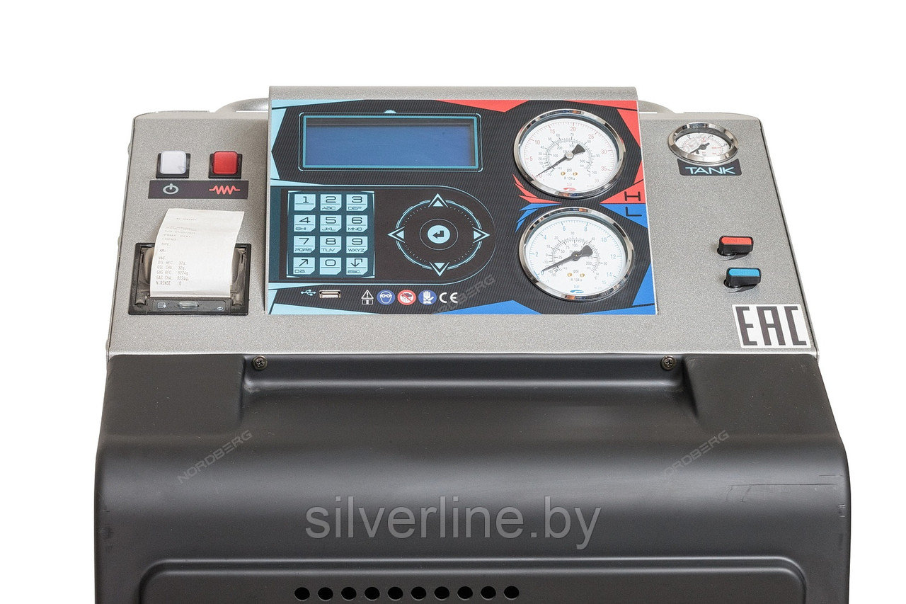 Автоматическая установка для заправки автомобильных кондиционеров, 22 л NORDBERG NF22L - фото 2 - id-p118732108