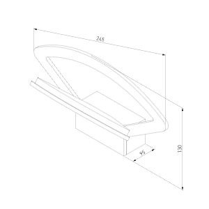 Настенный светильник ELEKTROSTANDARD PAVO MRL LED 1009 - фото 3 - id-p118732306