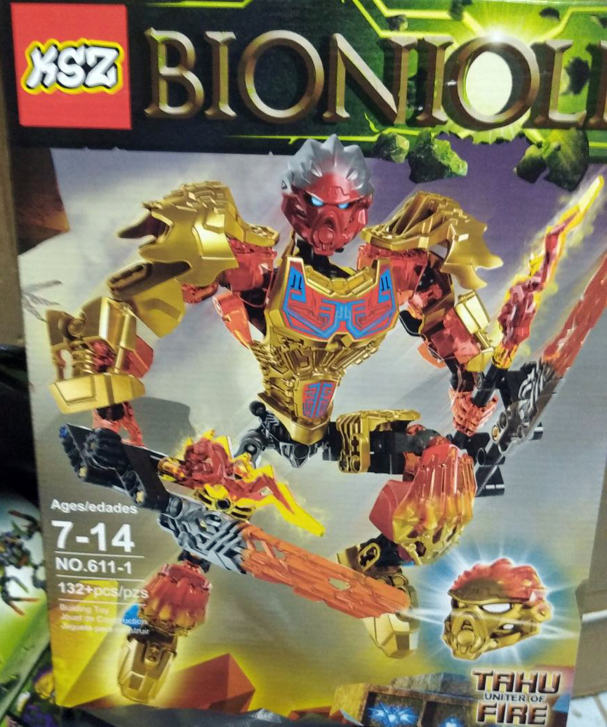 Конструктор бионикл Bionicle Таху Объединитель Огня 611-1, аналог Лего (LEGO) Бионикл 71308 - фото 1 - id-p118732363