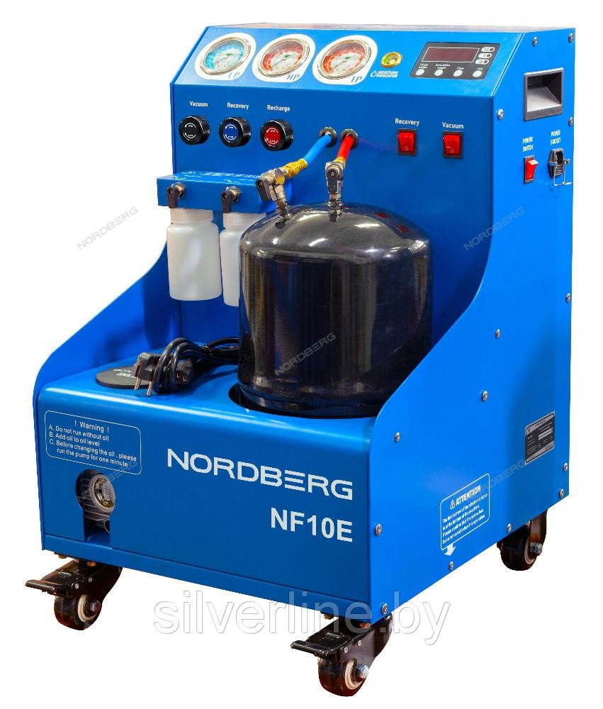 Установка для заправки автомобильных кондиционеров NORDBERG NF10E
