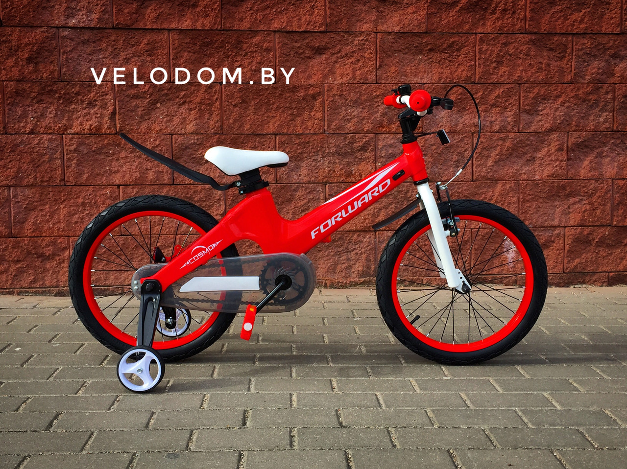 Велосипед детский Forward Cosmo 18" красный - фото 3 - id-p97547353