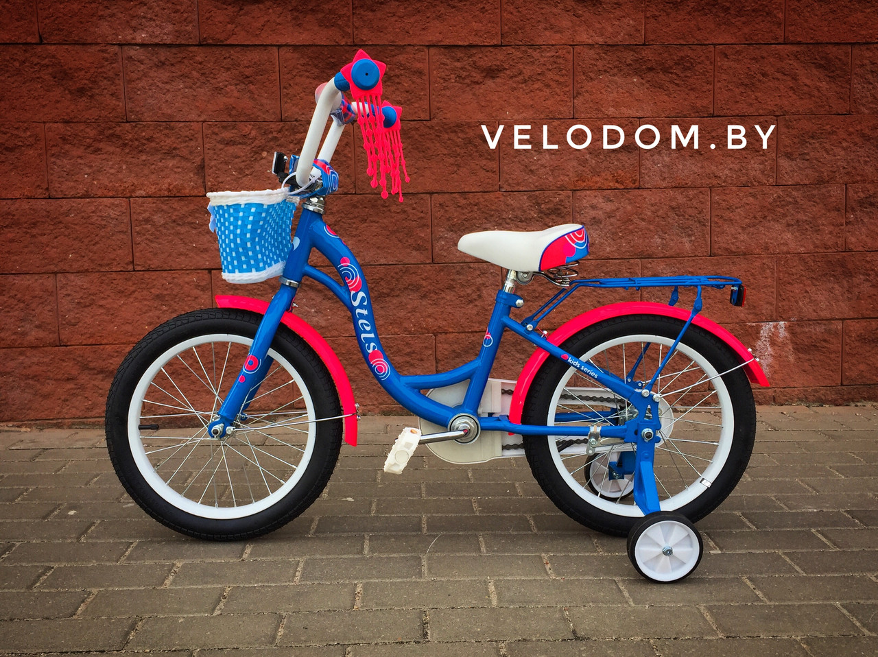 Велосипед детский Stels Jolly 16" V010 cиний