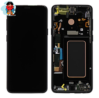 Экран для Samsung Galaxy S9 Plus+ (SM-G965) с тачскрином, цвет: черный оригинальный
