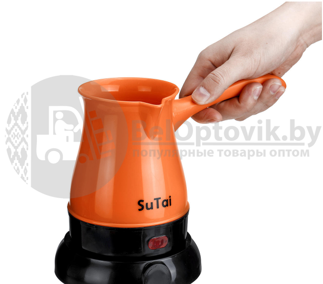 Кофеварка (турка) электрическая SuTai, 500мл Графит. Вкуснейший кофе дома - фото 6 - id-p118743233
