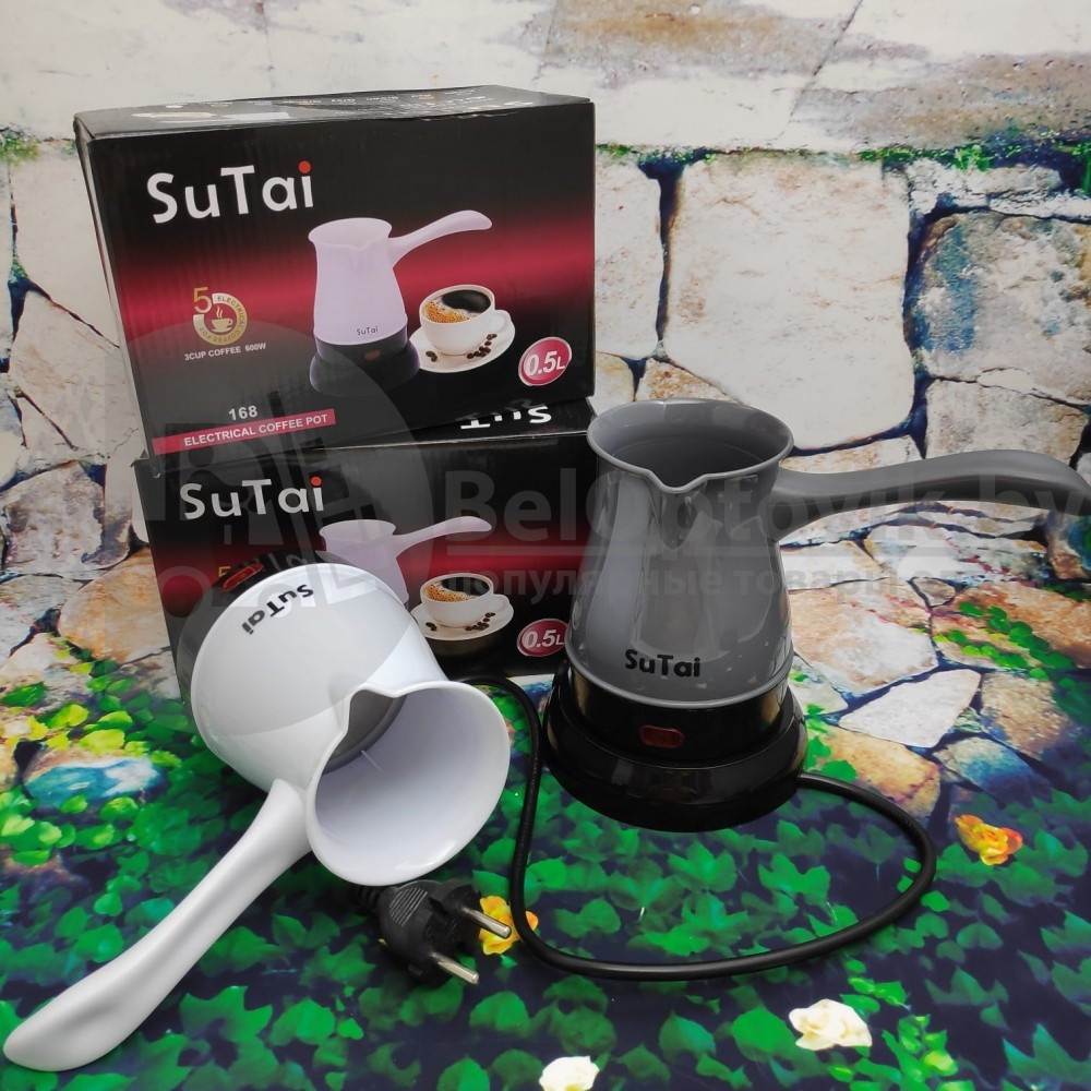 Кофеварка (турка) электрическая SuTai, 500мл Графит. Вкуснейший кофе дома - фото 8 - id-p118743233