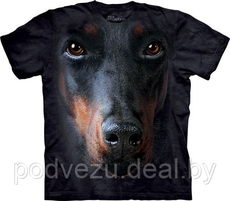 Футболка Doberman Face (103256) - фото 1 - id-p5302874