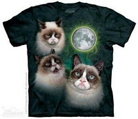 Футболка Theree Grumpy Cat Moon (103690)