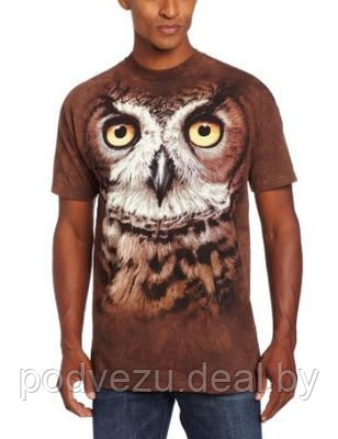 Футболка Great Horned Owl Head (103447) - фото 2 - id-p4860035