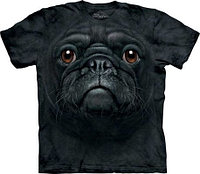 Футболка детская Black Pug Face (153548)