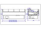 Витрина среднетемп. НЕМИГА CUBE 120 ВС Self  0...+7 (встр. агрегат, боковины, подсветка, полки, шторки), фото 2