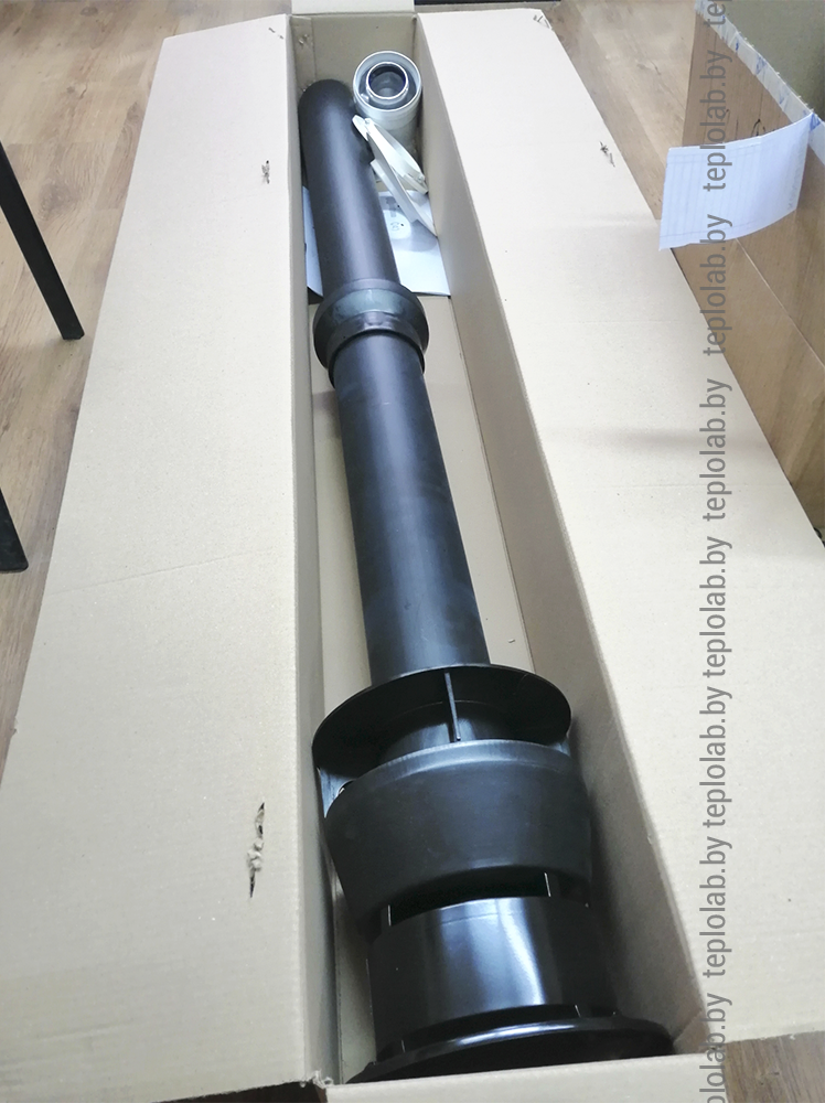 Комплект коаксиального дымохода Bosch AZ369 DN60/100, 1,465 м - фото 2 - id-p81954112