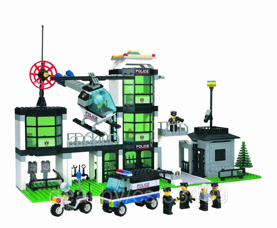 Конструктор Brick (Брик) 110 Полицейский участок 430 деталей аналог LEGO (Лего)