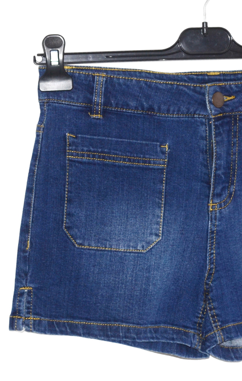 Шорты джинсовые тонкие KIABI на размер EUR 42 см. замеры - фото 3 - id-p118860525