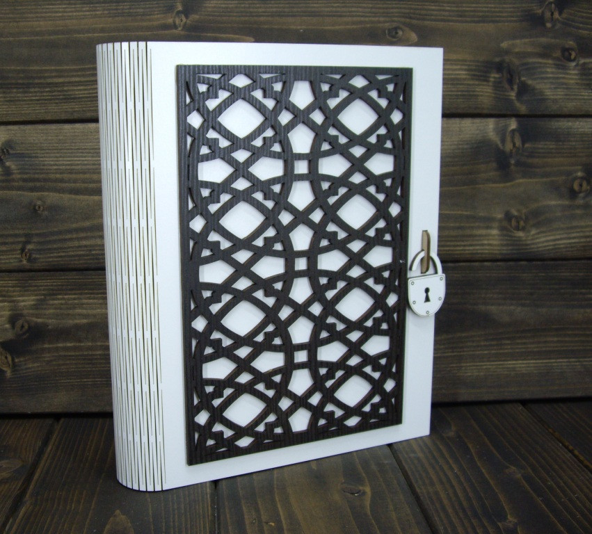 Книга-шкатулка №3 "Арабская сказка" цвет: белый, накладка цвет: венге - фото 1 - id-p118861394