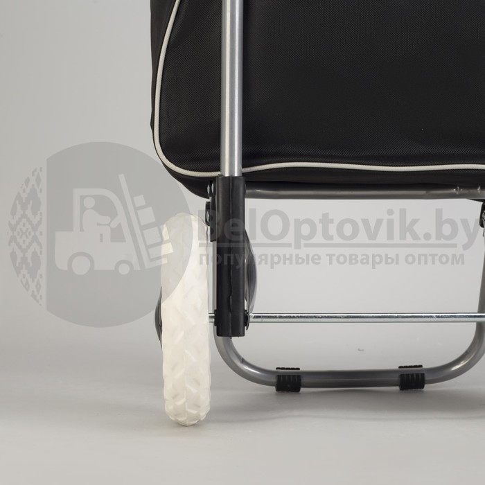 Сумка-тележка со стульчиком (80 кг) хозяйственная на колёсах, 1 отдел на клапане - фото 6 - id-p118861536