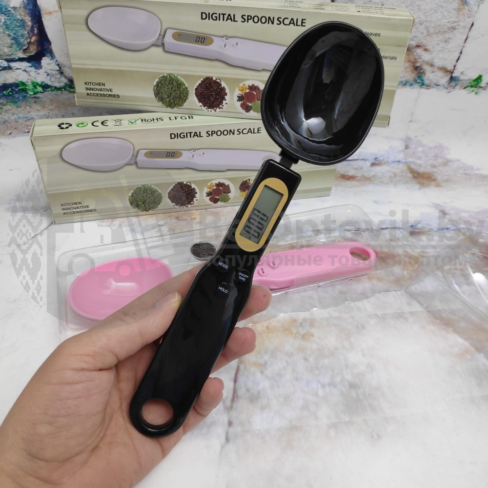 Электронная мерная ложка-весы Digital Spoon Scale 500g х 0,1g Розовая - фото 2 - id-p118861615