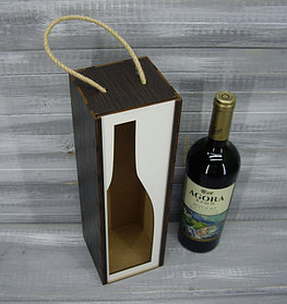 Пенал для вина с прорезью, цвет: венге+белый