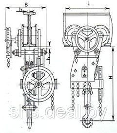 Тали ручные цепные HS-C, HS-Z, HS-Z/622-A, Минск - фото 4 - id-p34405980