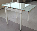Обеденный стол трансформер   B-08-77. Стол кухонный раскладной, фото 2