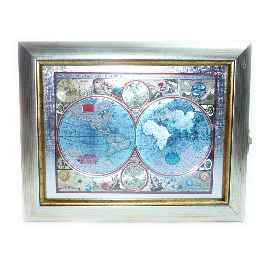 Ключница "Карта мира" - фото 2 - id-p118875214